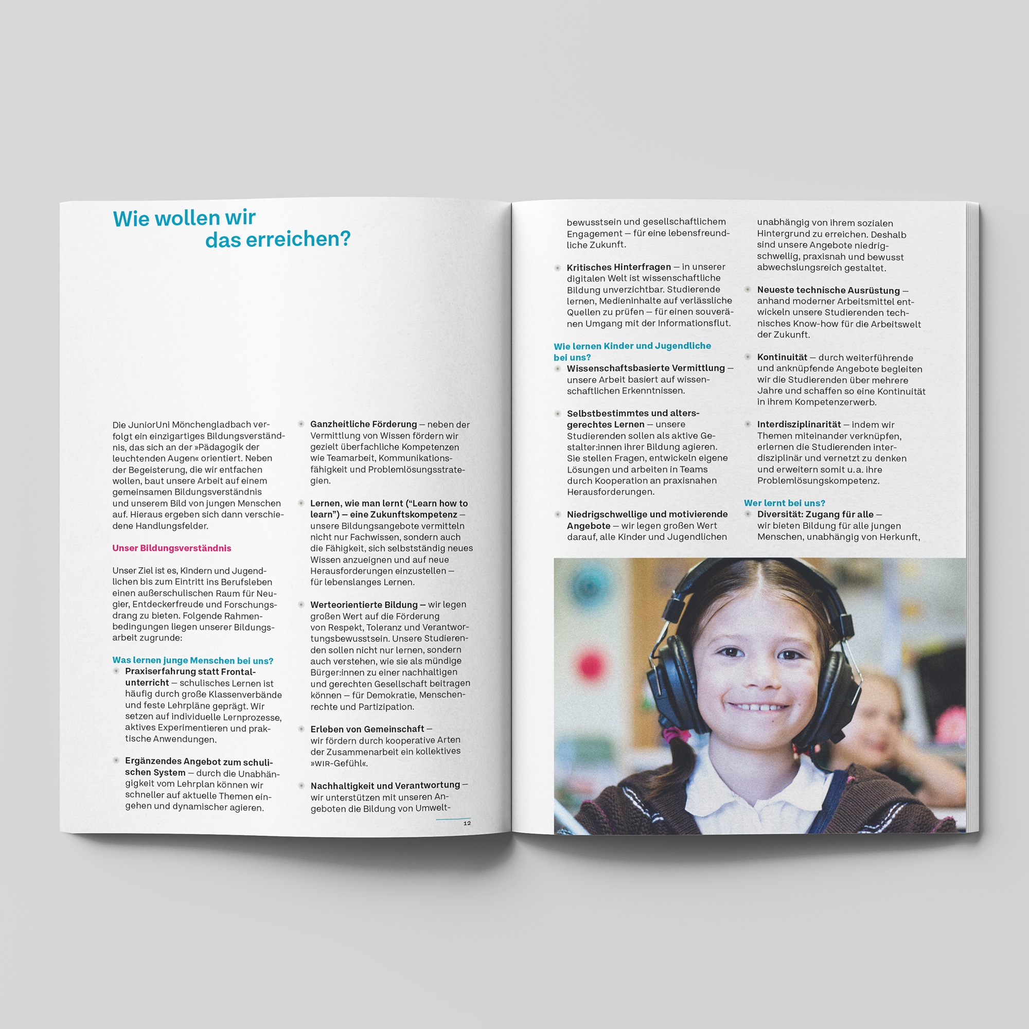 Innenansicht der Broschüre