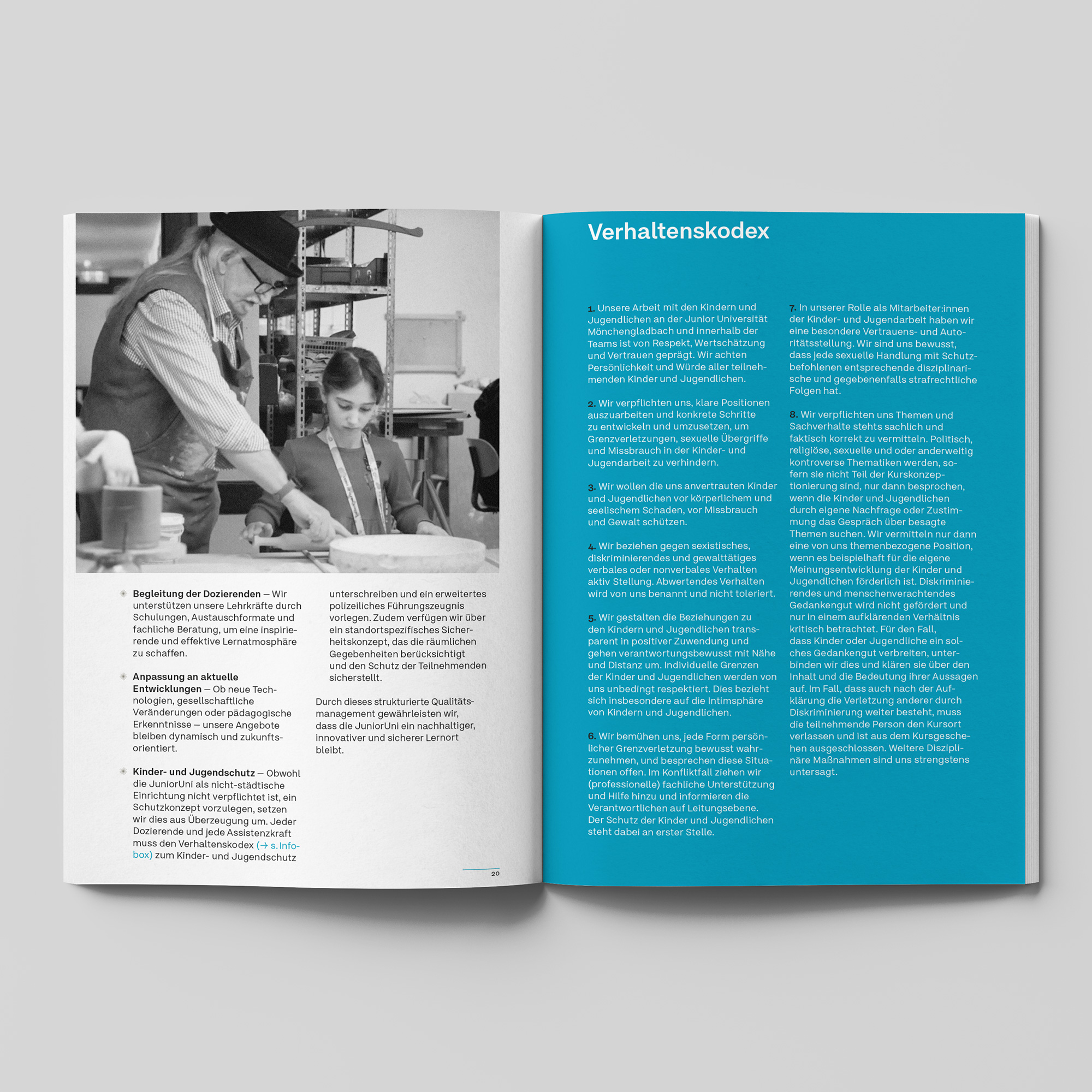 Innenansicht der Broschüre