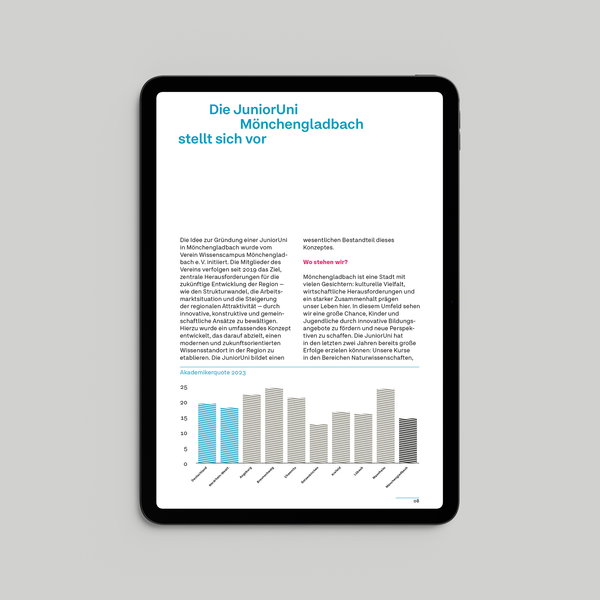 Innenansicht der Broschüre